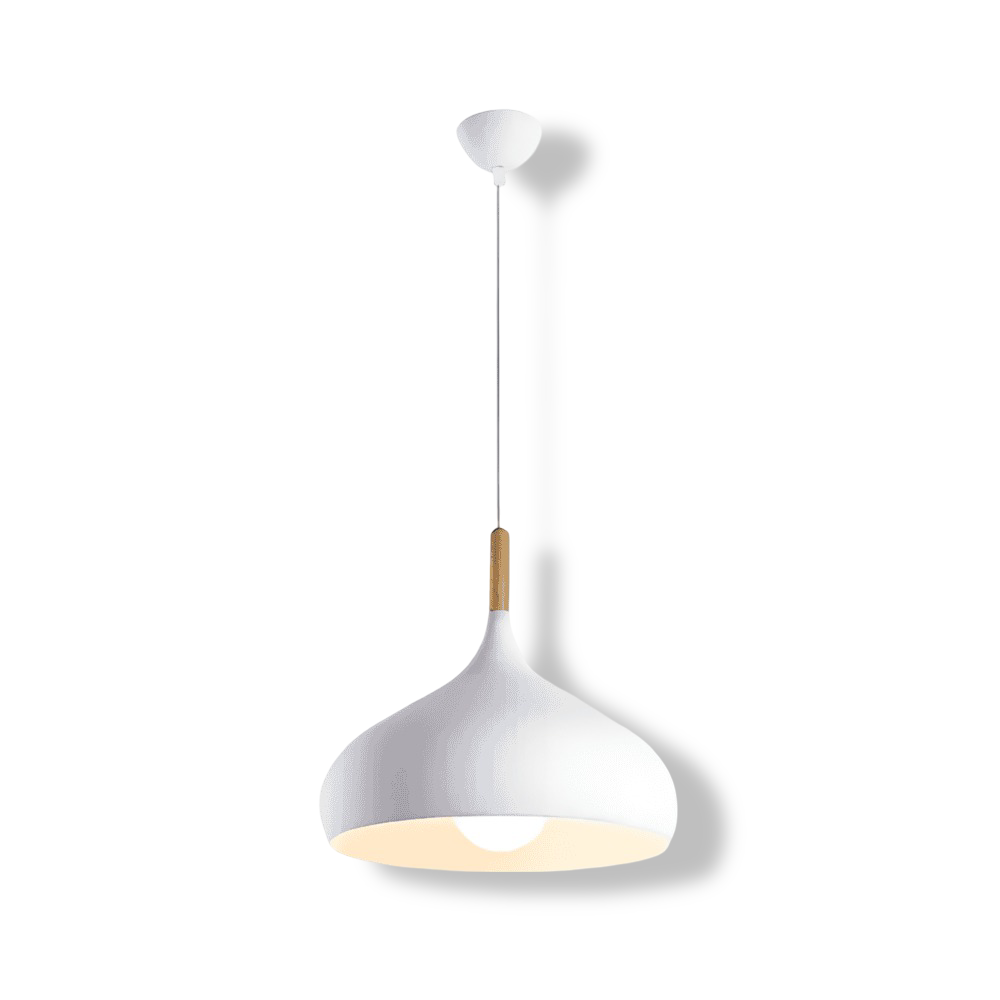 AluPastel Pendelleuchte - Lebendiger LED-Kronleuchter mit einem Kopf