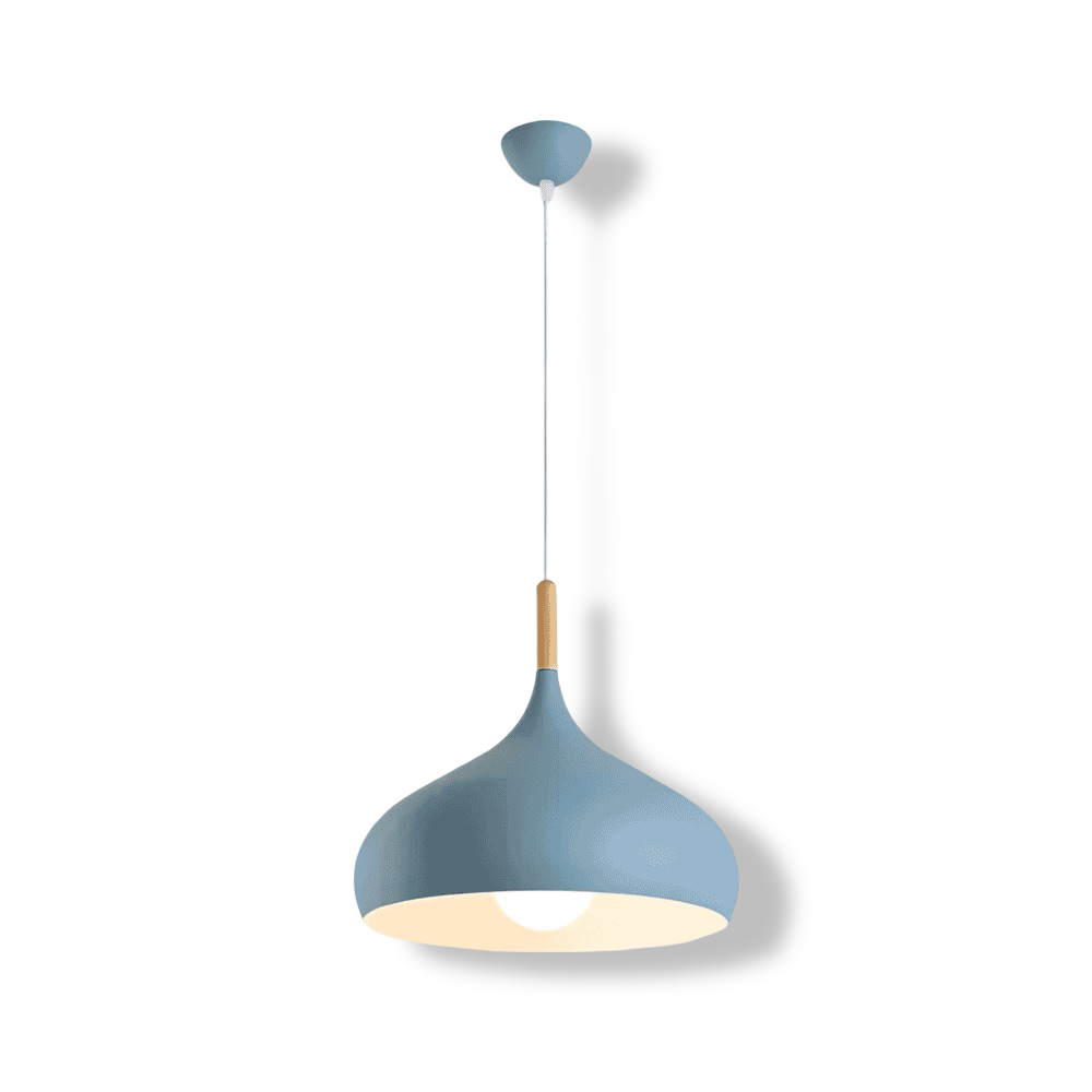 AluPastel Pendelleuchte - Lebendiger LED-Kronleuchter mit einem Kopf