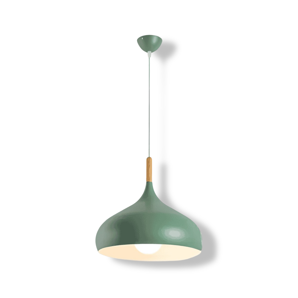AluPastel Pendelleuchte - Lebendiger LED-Kronleuchter mit einem Kopf