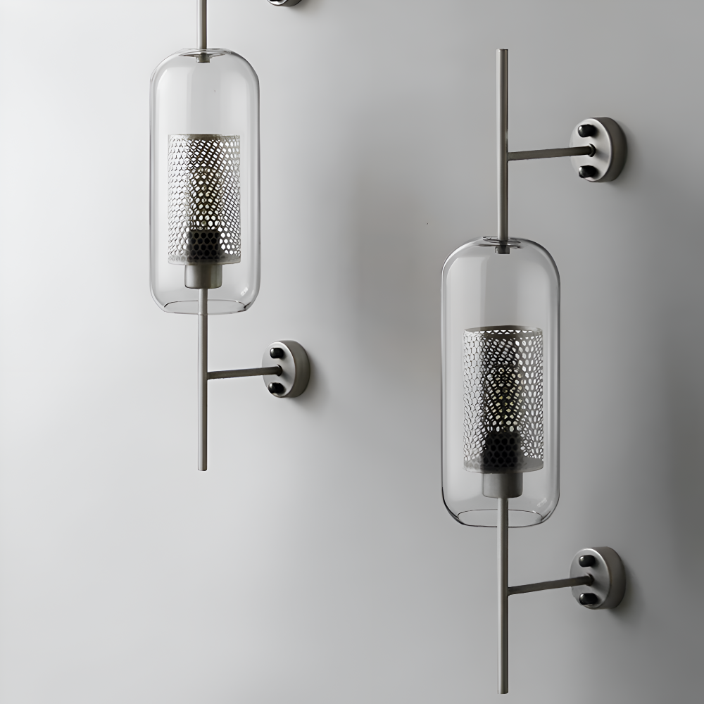 Orbee Wandleuchte - Stilvolle Glas Wandleuchte - Honeycomb Wandleuchte Design - Vintage Wandleuchten LED