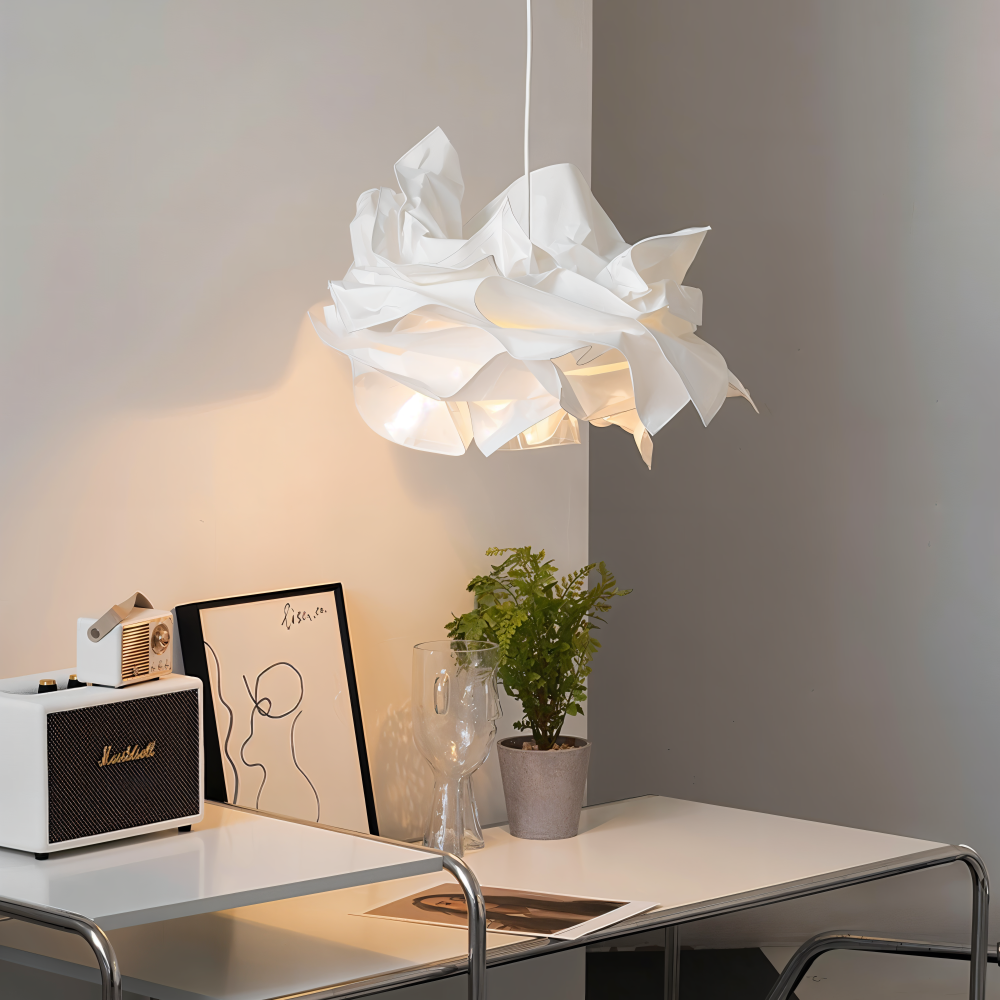 OriCloud Pendelleuchte - Klassische Anpassbare Weiße Papier DIY Hängelampe