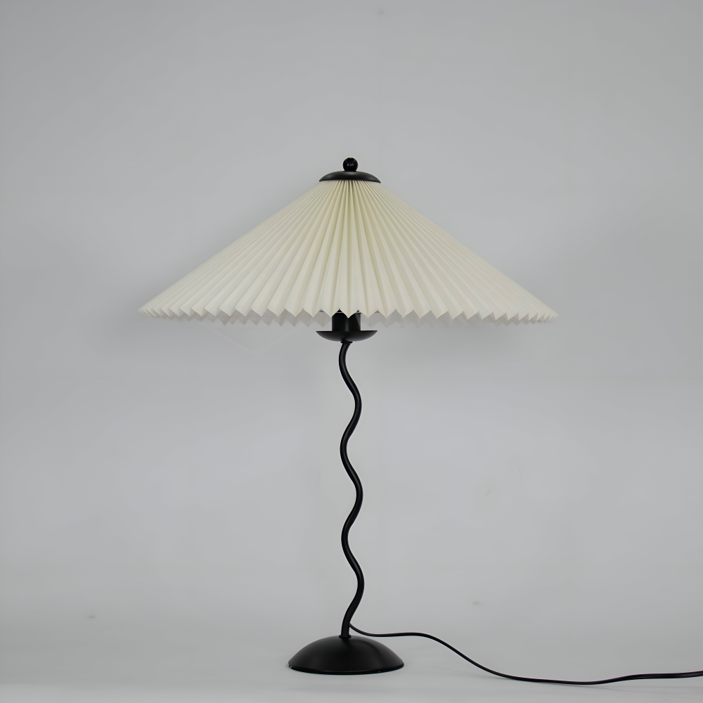 Ori Squiggle Lampe - Gefaltete Tischlampe- Origami LED Tischlampe