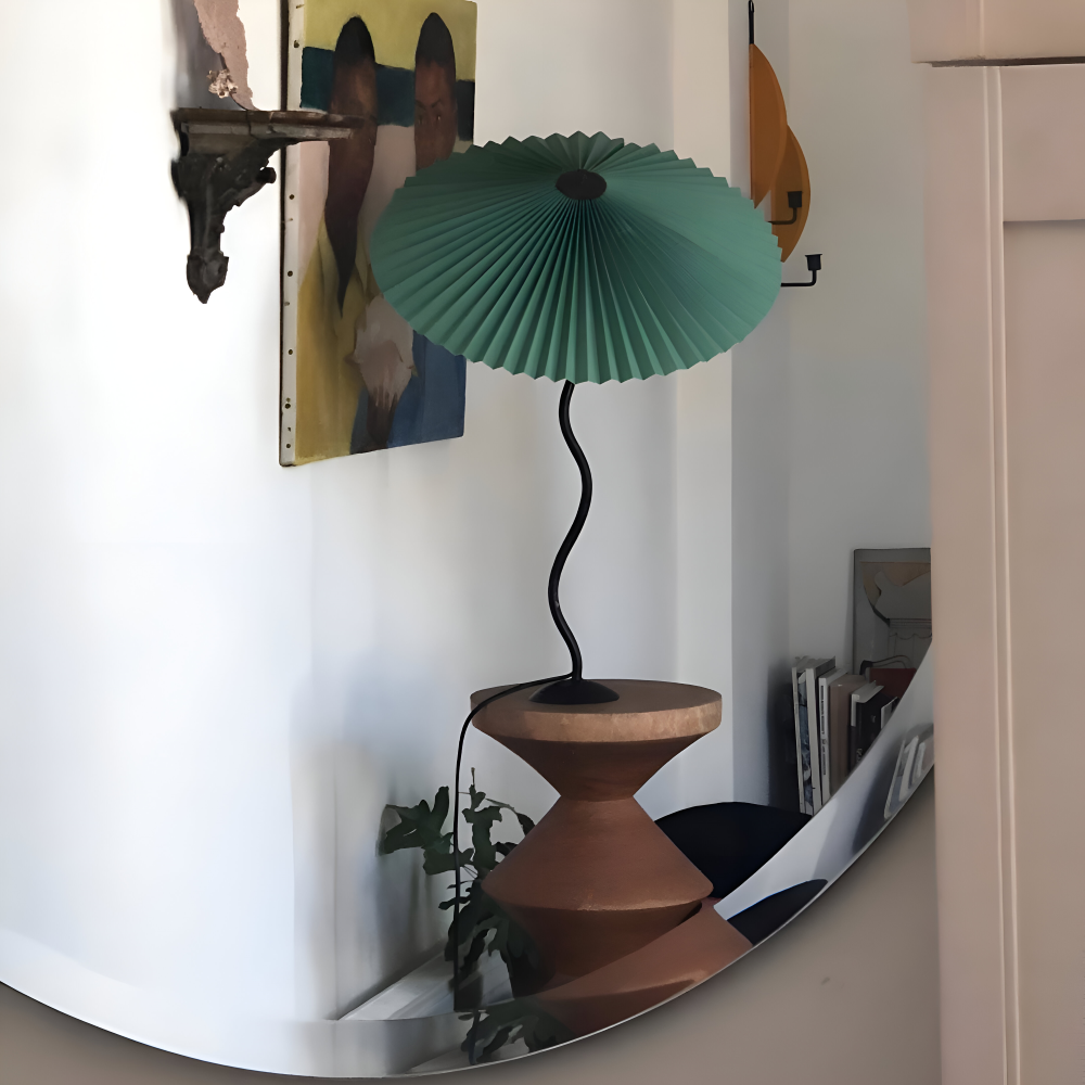 Ori Squiggle Lampe - Gefaltete Tischlampe- Origami LED Tischlampe
