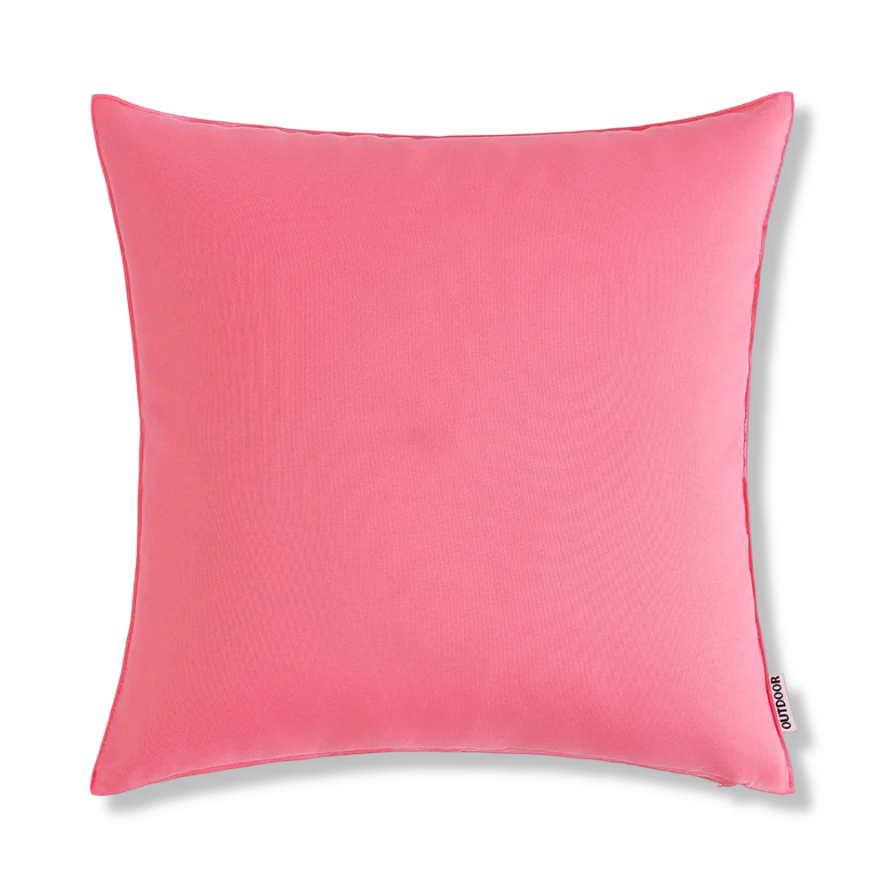 Outdoor Kissenhülle 45x45 cm Wetterfest – Rustikales Leinen-Optik Kissen Natur für Garten & Terrasse – Wasserabweisend