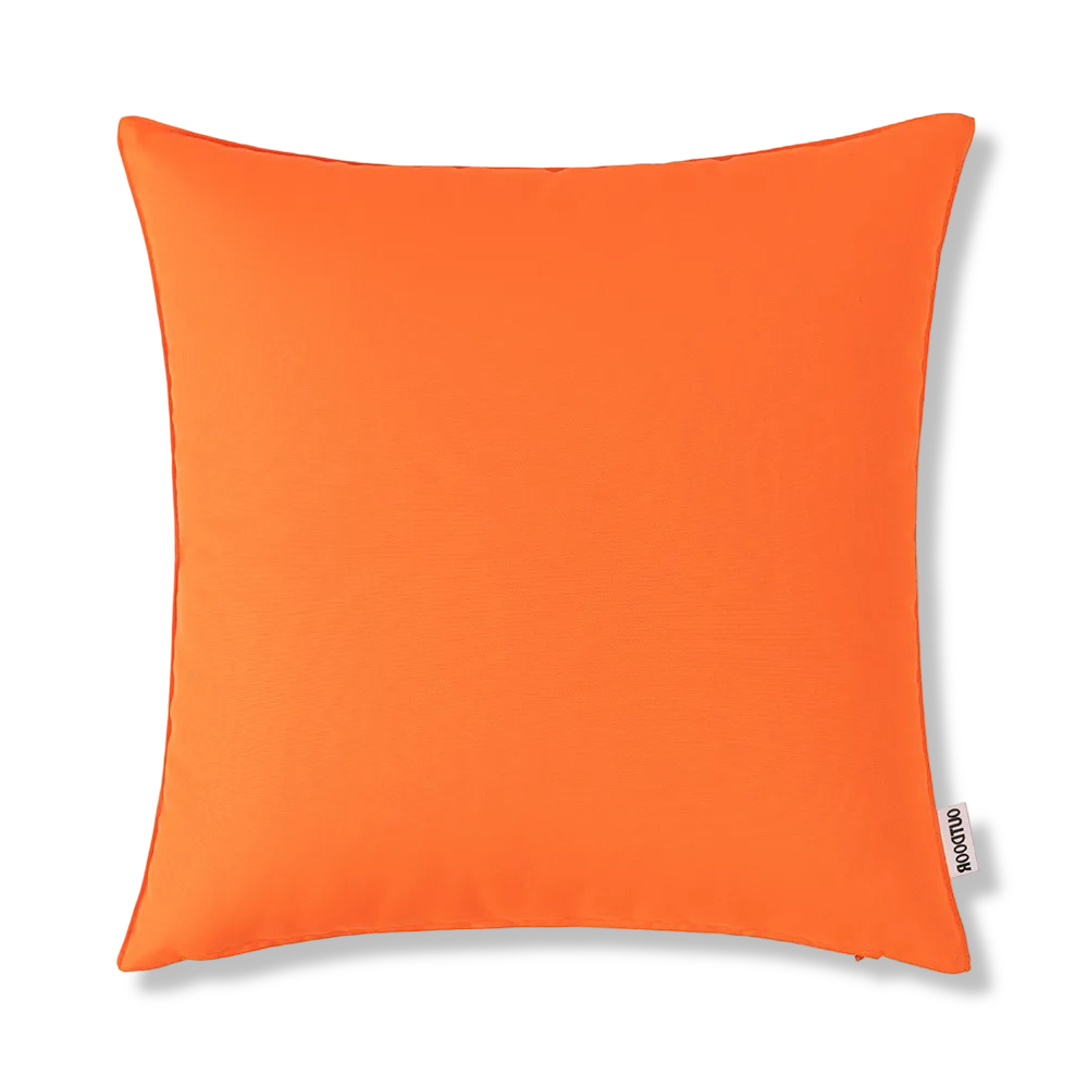 Outdoor Kissenhülle 45x45 cm Wetterfest – Rustikales Leinen-Optik Kissen Natur für Garten & Terrasse – Wasserabweisend