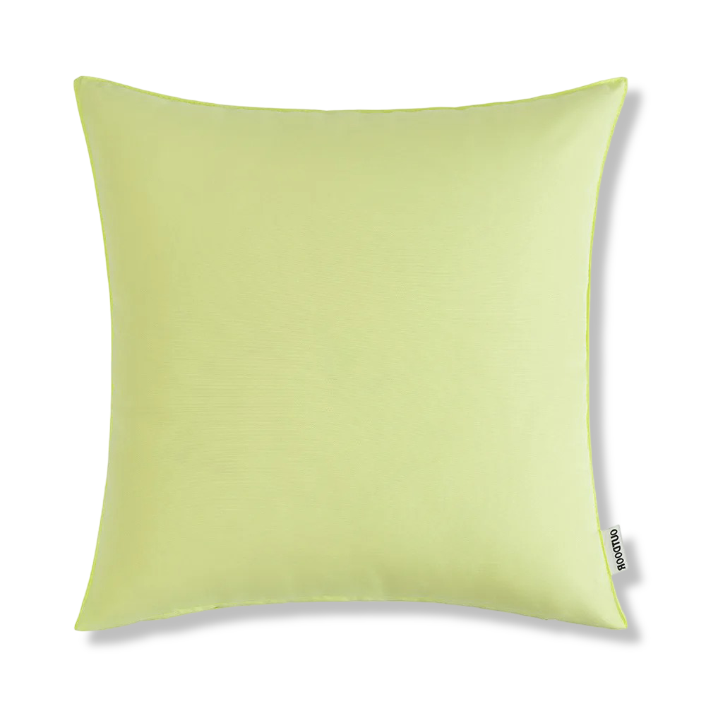 Outdoor Kissenhülle 45x45 cm Wetterfest – Rustikales Leinen-Optik Kissen Natur für Garten & Terrasse – Wasserabweisend