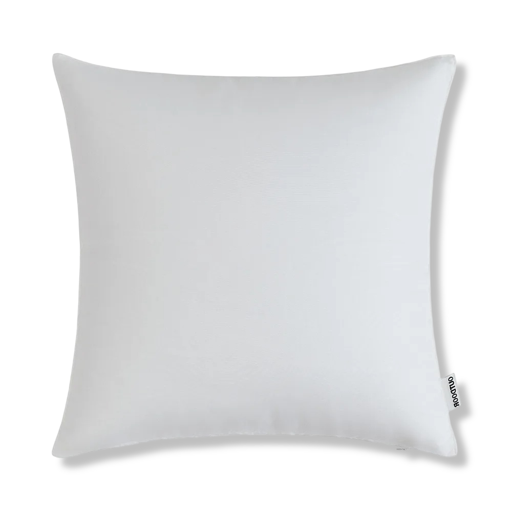 Outdoor Kissenhülle 45x45 cm Wetterfest – Rustikales Leinen-Optik Kissen Natur für Garten & Terrasse – Wasserabweisend