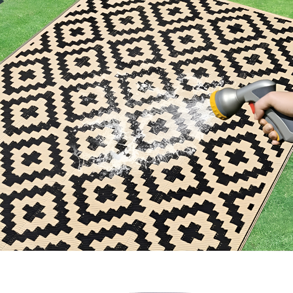 Outdoor Teppich Wendbar – UV-Beständig & Pflegeleicht – Hochwertiges Design für Terrasse, Balkon & Camping