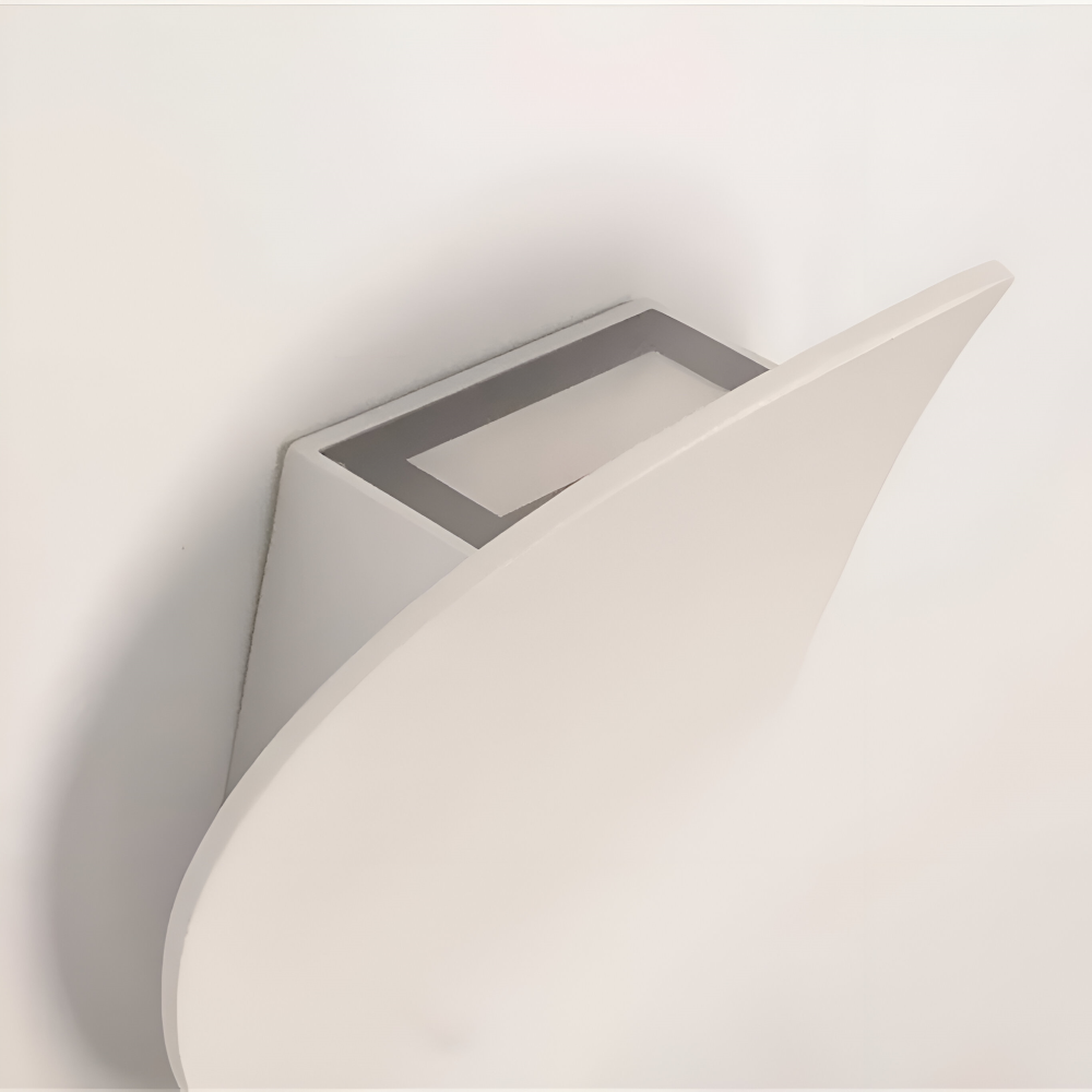 Oval Modern Wandleuchte - Recessed Aluminium Wandlampe - Minimalistisches Wandlampen Design - Wandleuchten LED Indoor