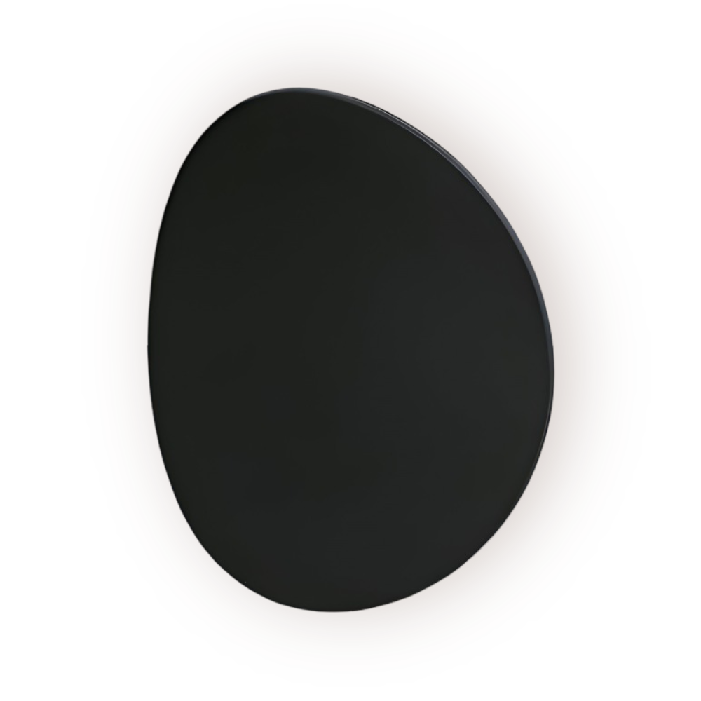 Oval Modern Wandleuchte - Recessed Aluminium Wandlampe - Minimalistisches Wandlampen Design - Wandleuchten LED Indoor