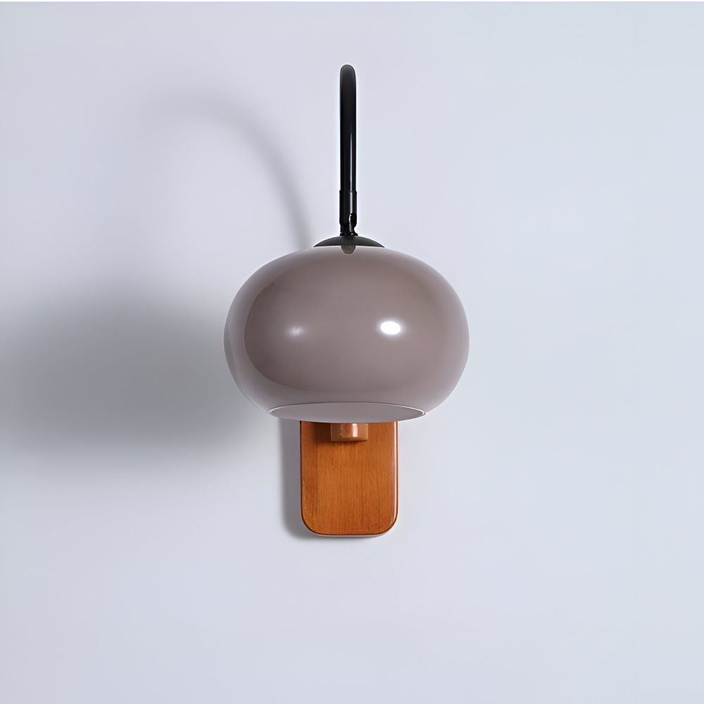Persi Wandleuchte - Persimmon Glas Wandleuchte - Bauhaus Wandleuchte Design - Schlafzimmer Wandleuchten LED