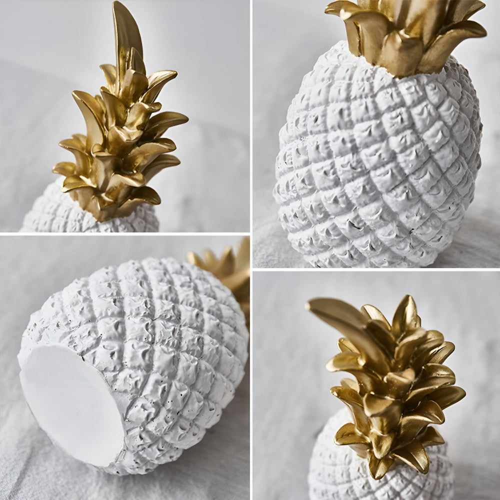 PineArt Decoration - Ananas Ornament aus Harz - Nordisch Kreativ Obstdekoration