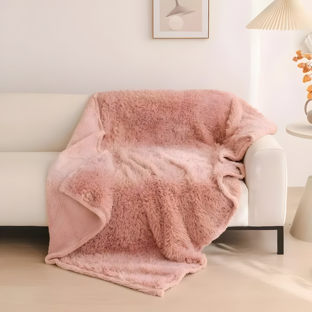 Polyesterplüsch Mikrofaser Plaid - Wasserdichte Kuscheldecke für ultimativen Komfort