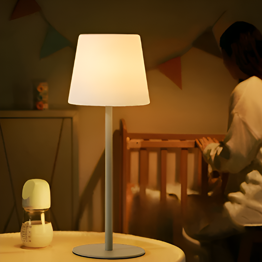 PortaGlim Tischlampe - Minimalistisches USB Betriebenes Kleines LED Nachtlicht