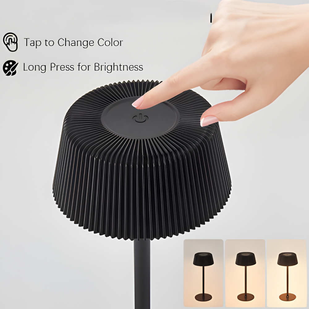 Tragbare Wiederaufladbare Touch-Control LED Tischlampe - Drahtlose Ambientebeleuchtungslösung
