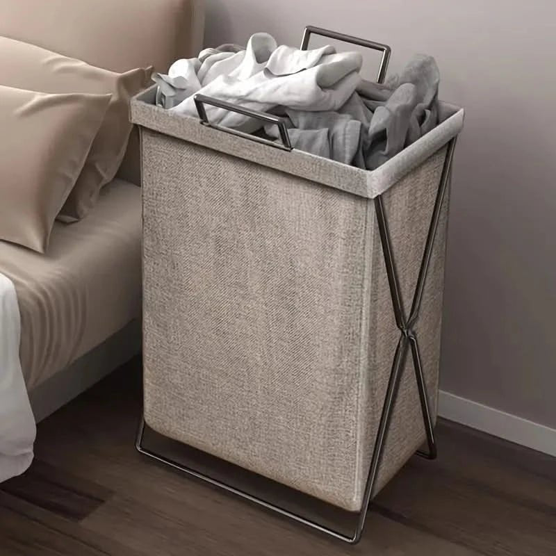 Praktische Faltbare Wäschebox - Feuchtigkeitsbeständiges Polyester für Organisierte Wäscheaufbewahrung 0