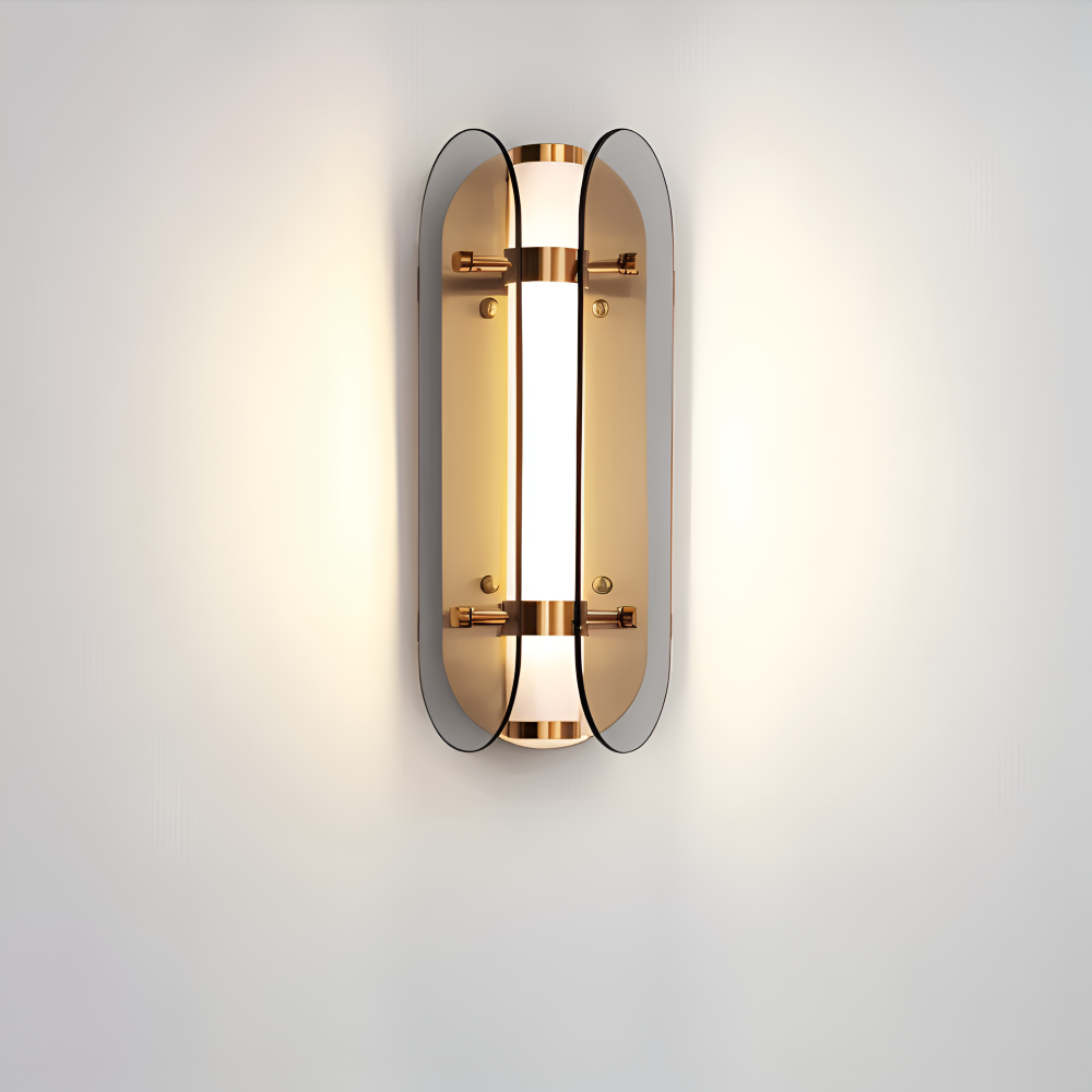 PrismGlos Wandleuchte - Glas Wandleuchte - Ellipse Wandleuchte Design - Moderne Wandleuchten LED