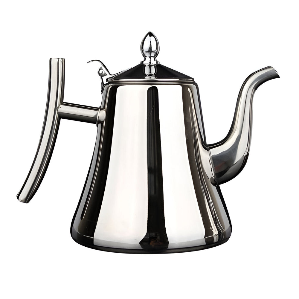 PurePour Teekanne - 1L / 1.5L Gold Teekanne - Edelstahl Teekanne mit Multifunktionsfilter
