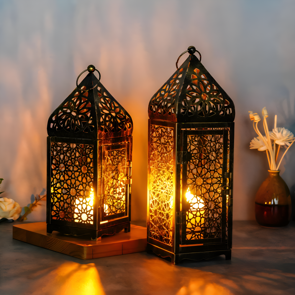Quaint Arabesque Kerzenhalter - Dekorative Metall Kerzenlaterne