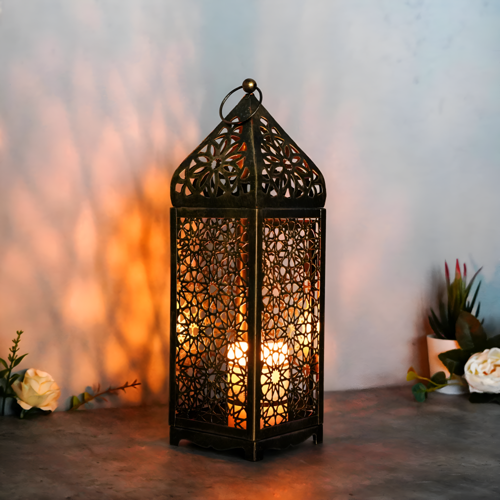 Quaint Arabesque Kerzenhalter - Dekorative Metall Kerzenlaterne