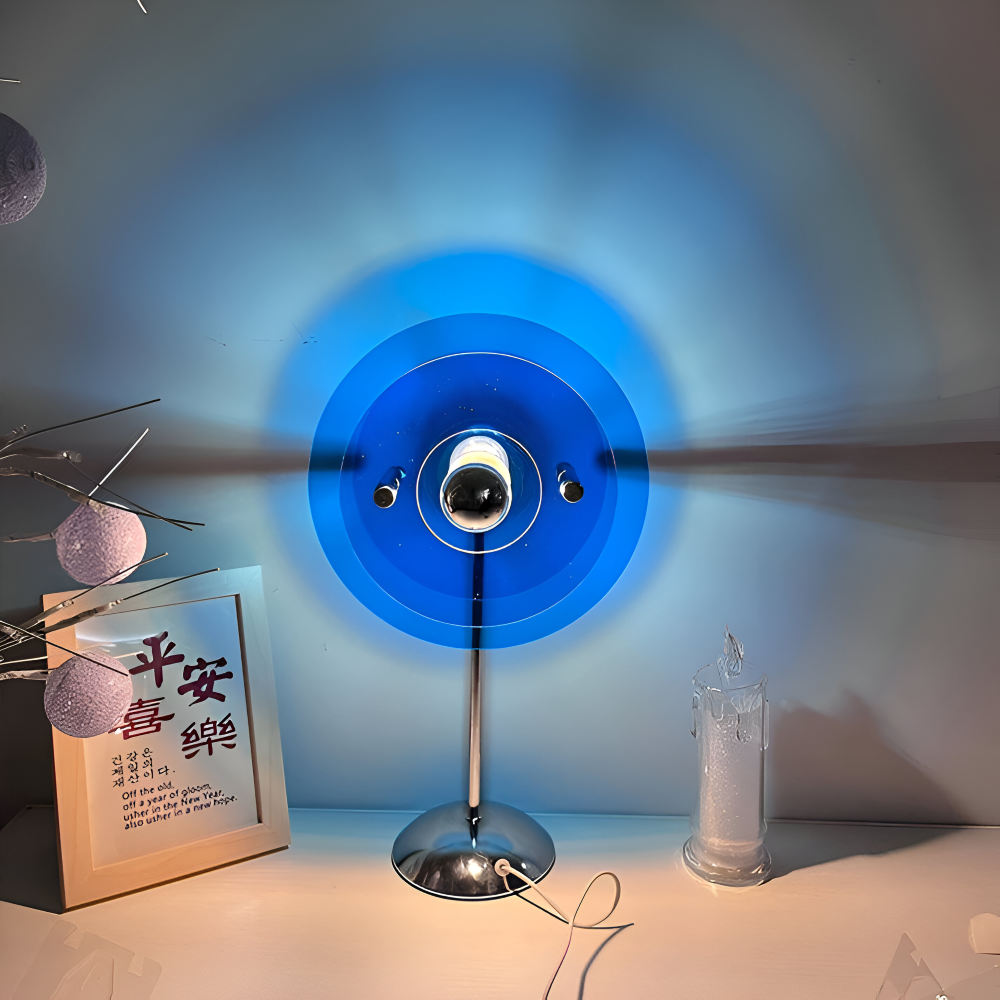 Rays Tischlampe - Retro Disc LED Tischlampe