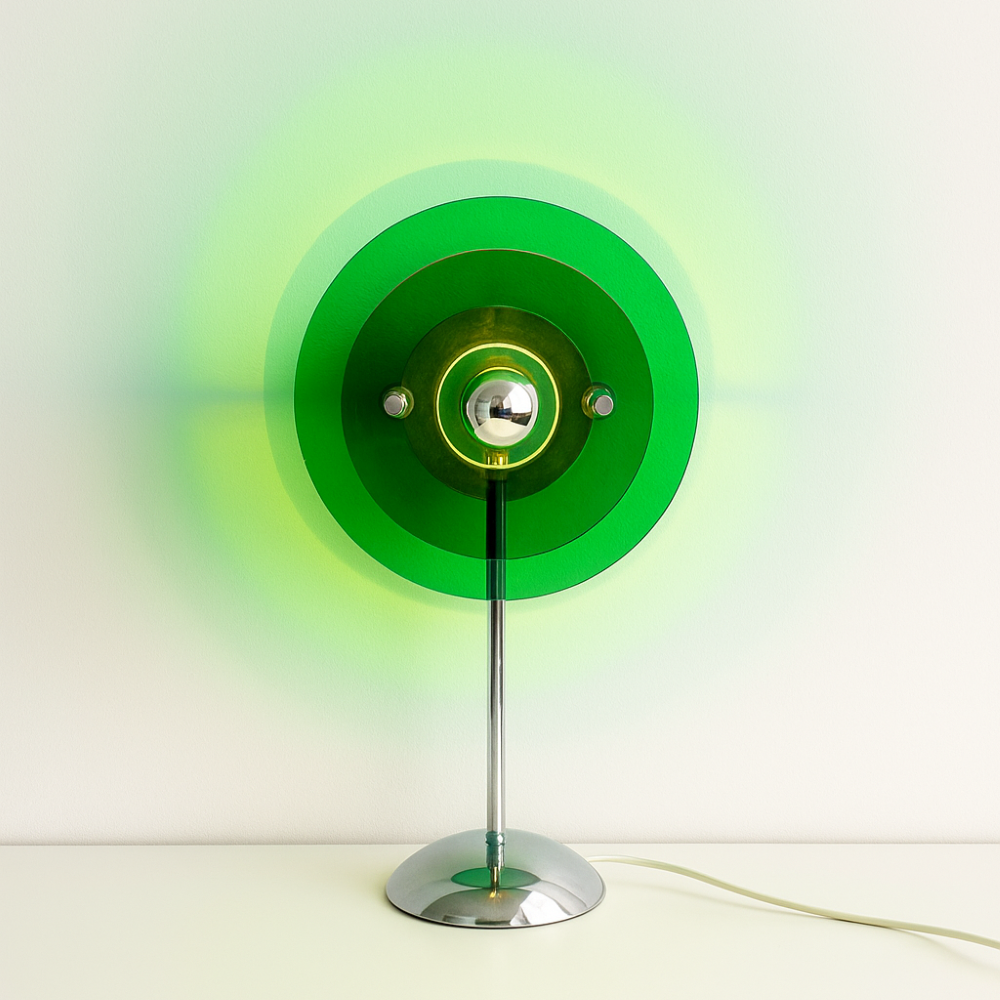 Rays Tischlampe - Retro Disc LED Tischlampe