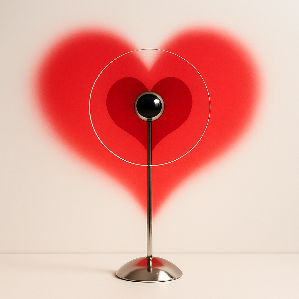 Rays Tischlampe - Retro Disc LED Tischlampe