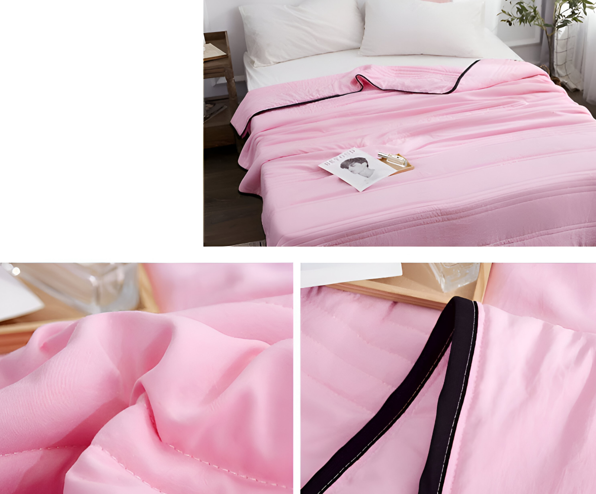 RefreshLux Kühldecke - Atmungsaktive Sommerdecke- Kühlende Decke für den Sommer