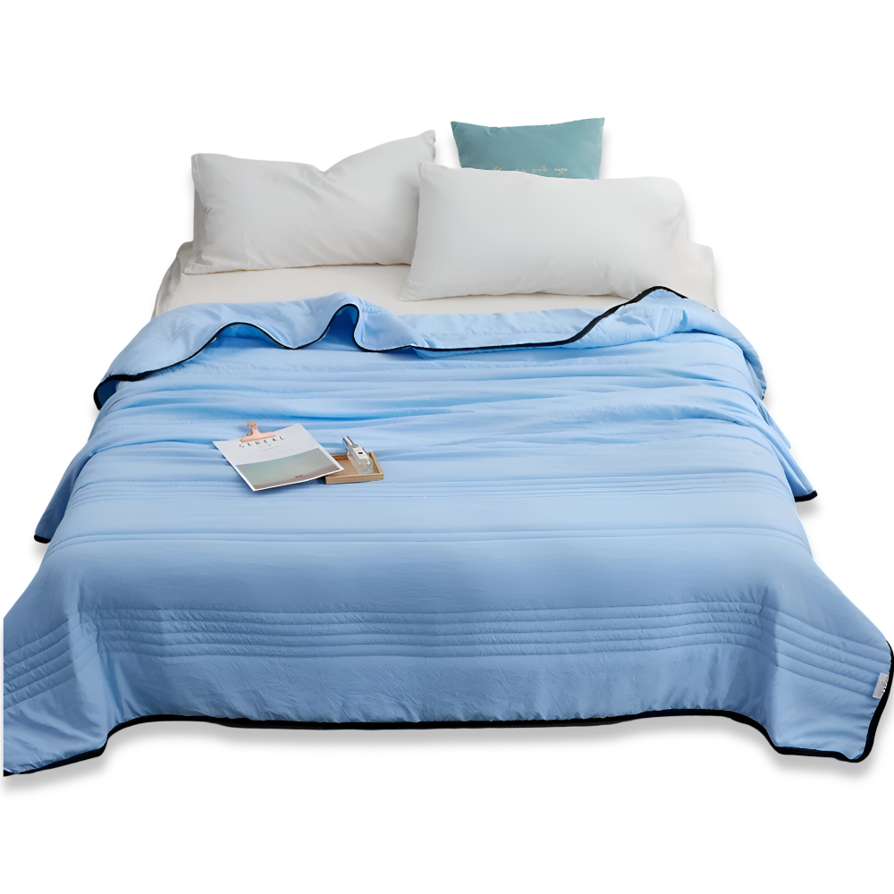 RefreshLux Kühldecke - Atmungsaktive Sommerdecke- Kühlende Decke für den Sommer