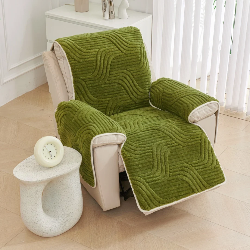 Relaxsessel Schonbezug Weich – Gesteppter Sesselbezug für TV-Sessel, Recliner & Wohnzimmer