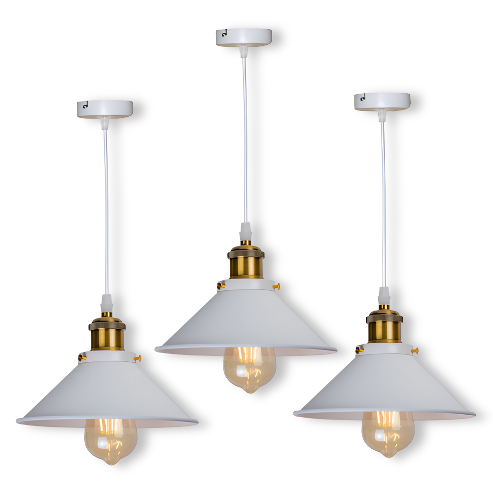 RetroDrop Hängelampe - Industrielle Pendelleuchte - Retro LED Industriebeleuchtung