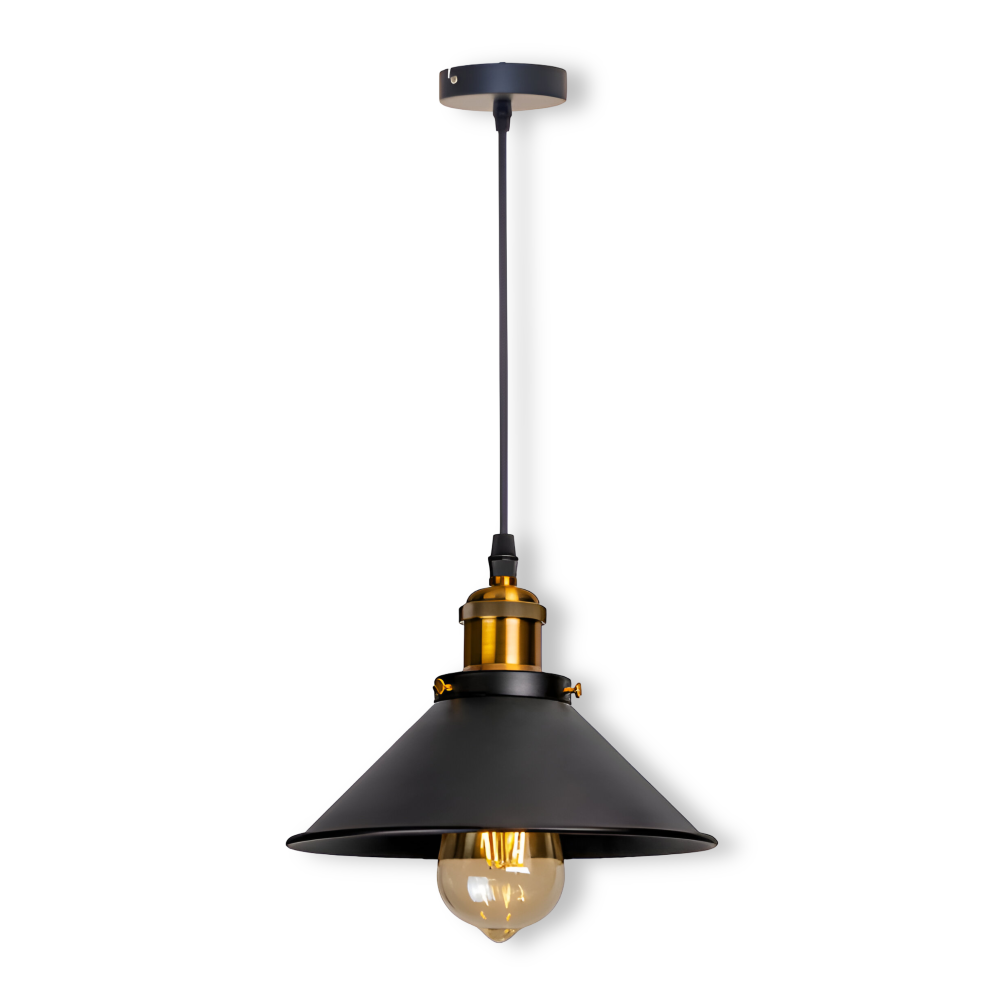 RetroDrop Hängelampe - Industrielle Pendelleuchte - Retro LED Industriebeleuchtung