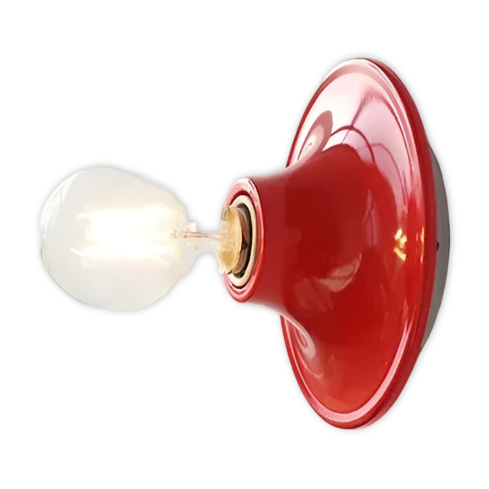 Industrielle Retro-Wandleuchte – Vintage-Lampe aus Eisen – Ø 15 cm mit E27-Fassung