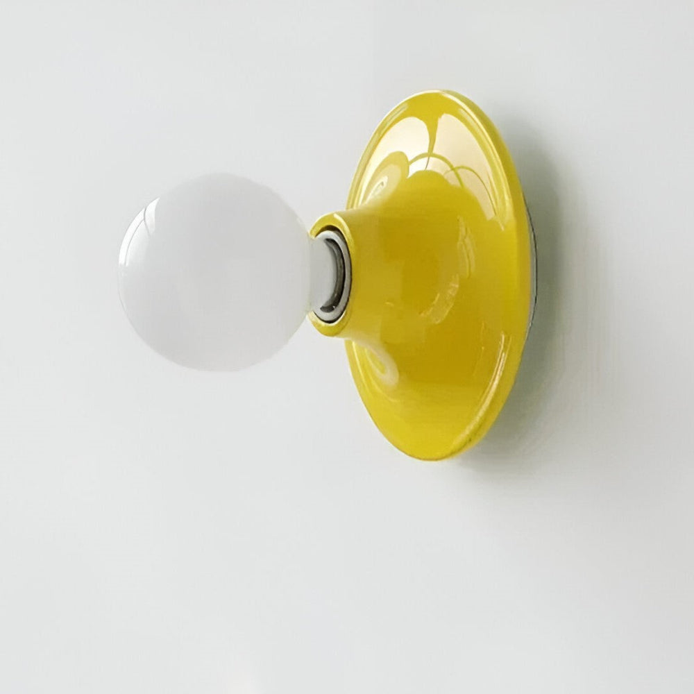 Industrielle Retro-Wandleuchte – Vintage-Lampe aus Eisen – Ø 15 cm mit E27-Fassung