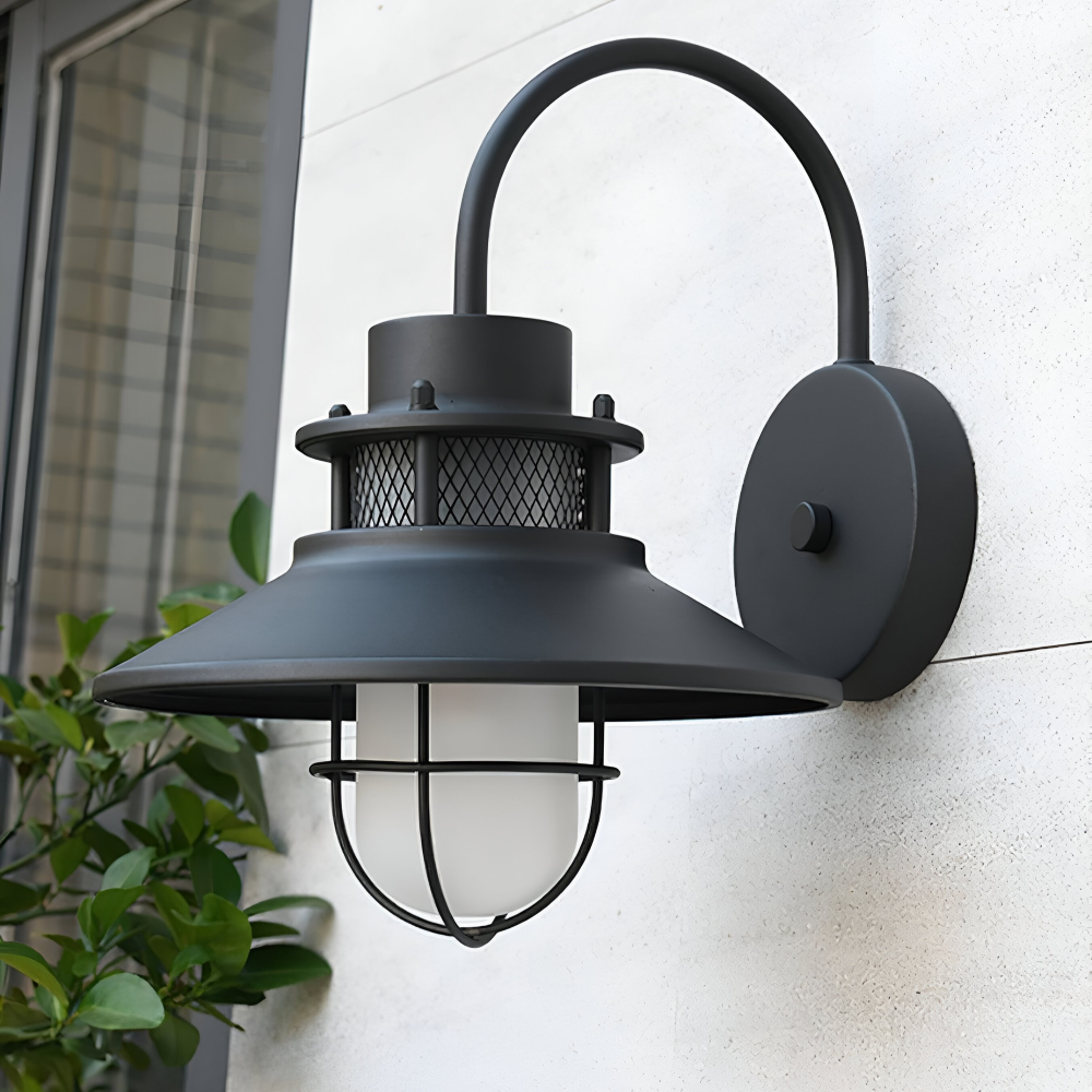 RustBlack Wandleuchte - Indoor Outdoor Industrial Wandleuchte - Vintage Wandleuchter