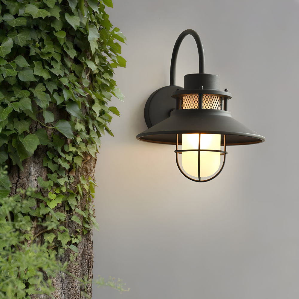 RustBlack Wandleuchte - Indoor Outdoor Industrial Wandleuchte - Vintage Wandleuchter