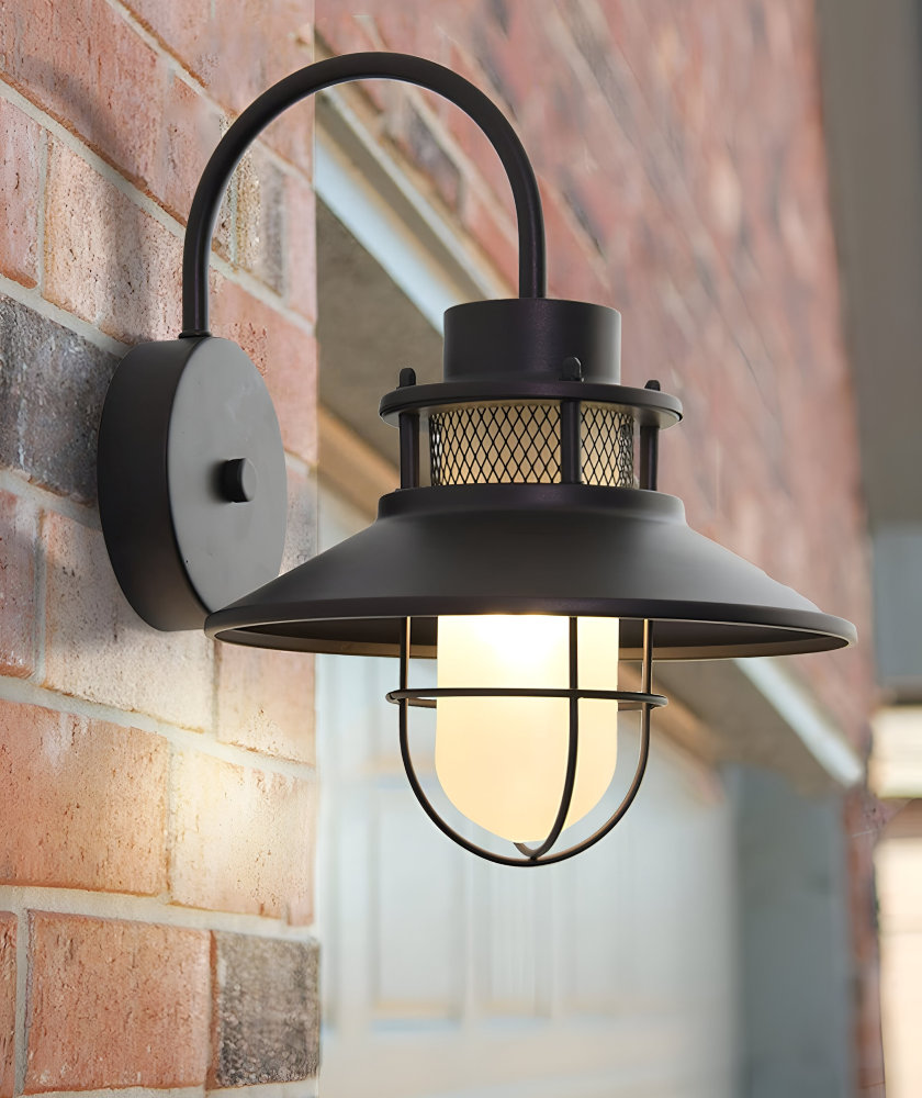 RustBlack Wandleuchte - Indoor Outdoor Industrial Wandleuchte - Vintage Wandleuchter
