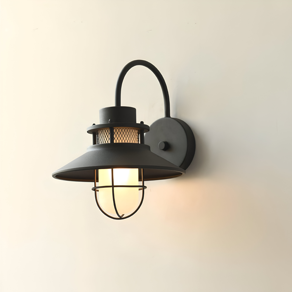 RustBlack Wandleuchte - Indoor Outdoor Industrial Wandleuchte - Vintage Wandleuchter