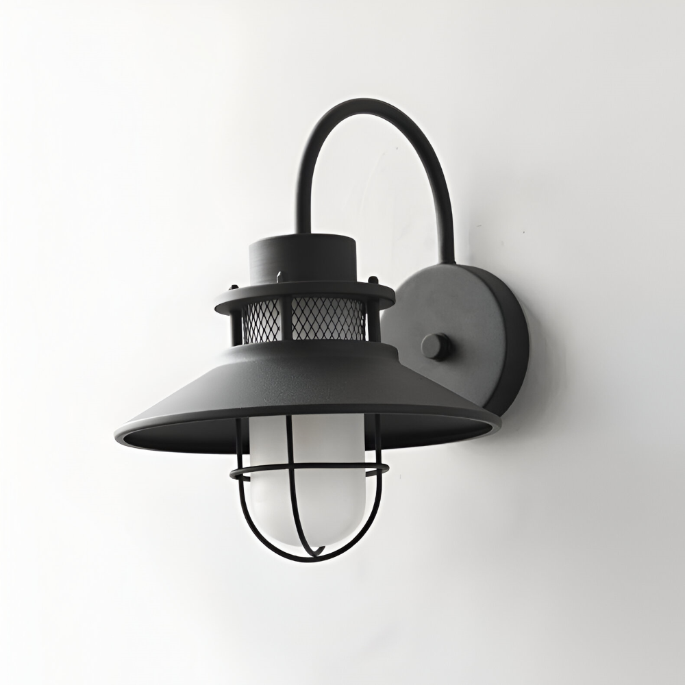 RustBlack Wandleuchte - Indoor Outdoor Industrial Wandleuchte - Vintage Wandleuchter