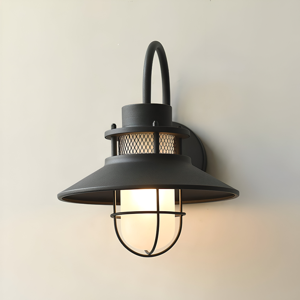 RustBlack Wandleuchte - Indoor Outdoor Industrial Wandleuchte - Vintage Wandleuchter