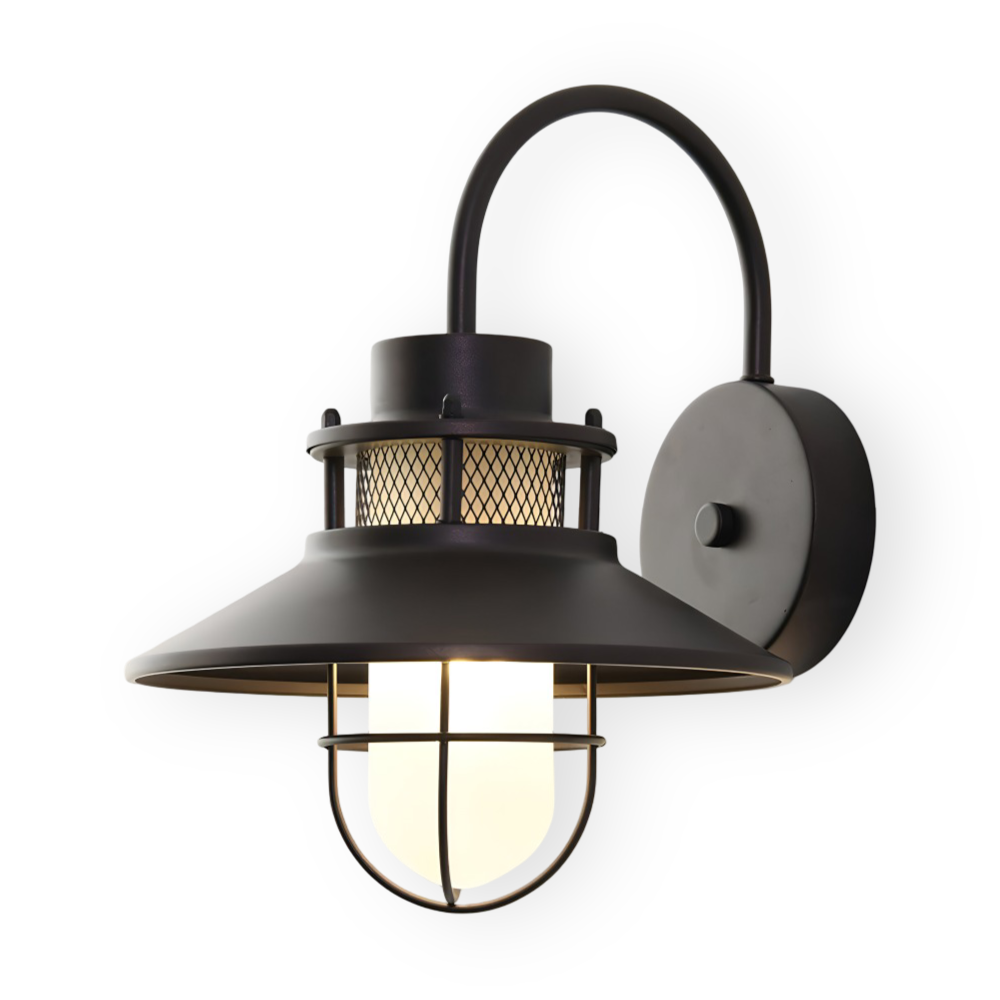 RustBlack Wandleuchte - Indoor Outdoor Industrial Wandleuchte - Vintage Wandleuchter