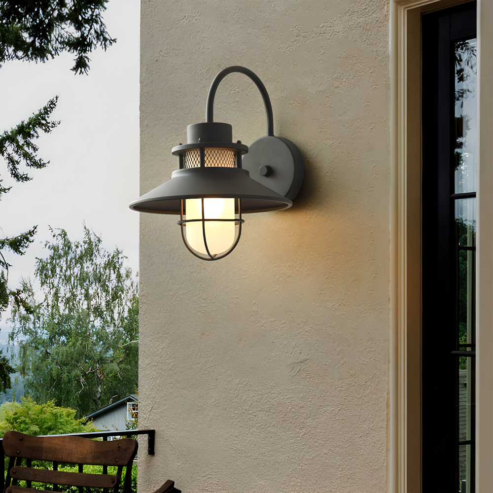 RustBlack Wandleuchte - Indoor Outdoor Industrial Wandleuchte - Vintage Wandleuchter