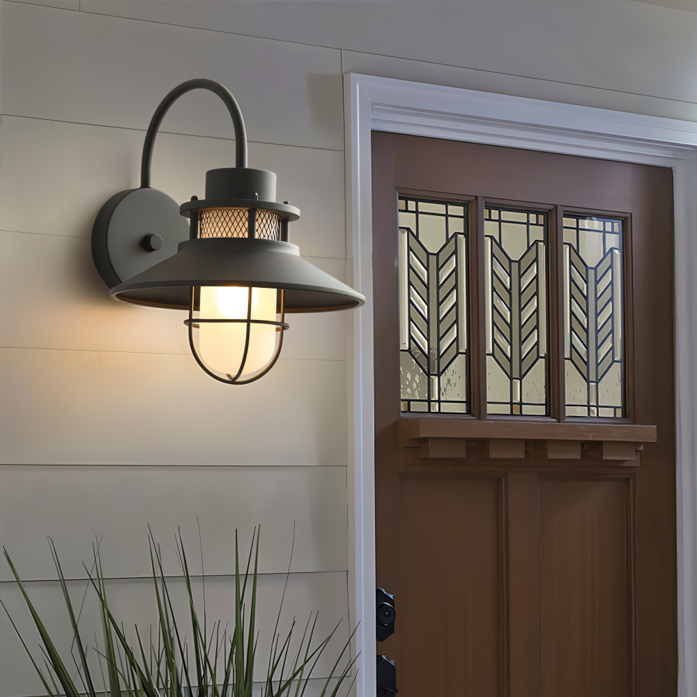 RustBlack Wandleuchte - Indoor Outdoor Industrial Wandleuchte - Vintage Wandleuchter