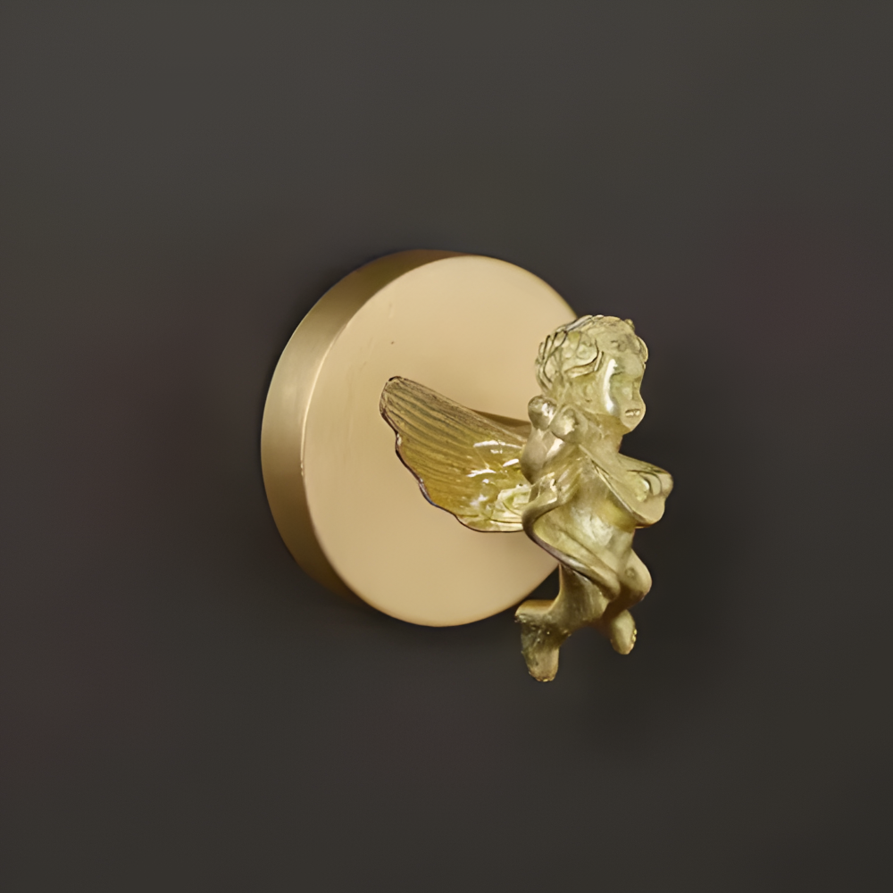 Rustikale Kleiderhaken mit Tiermotiven – dekorative Wandhaken aus Messing mit Golddetails