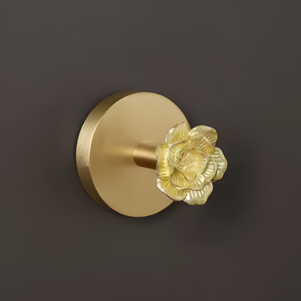 Rustikale Kleiderhaken mit Tiermotiven – dekorative Wandhaken aus Messing mit Golddetails