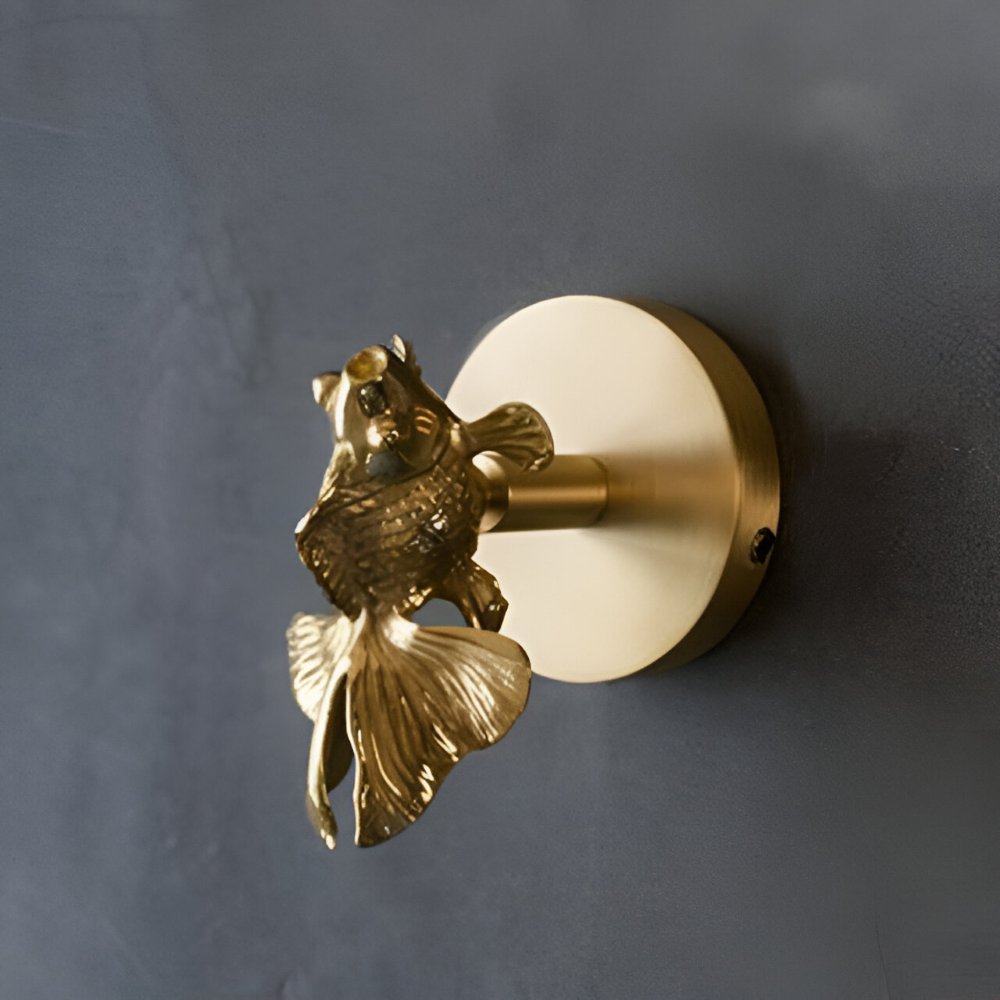 Rustikale Kleiderhaken mit Tiermotiven – dekorative Wandhaken aus Messing mit Golddetails