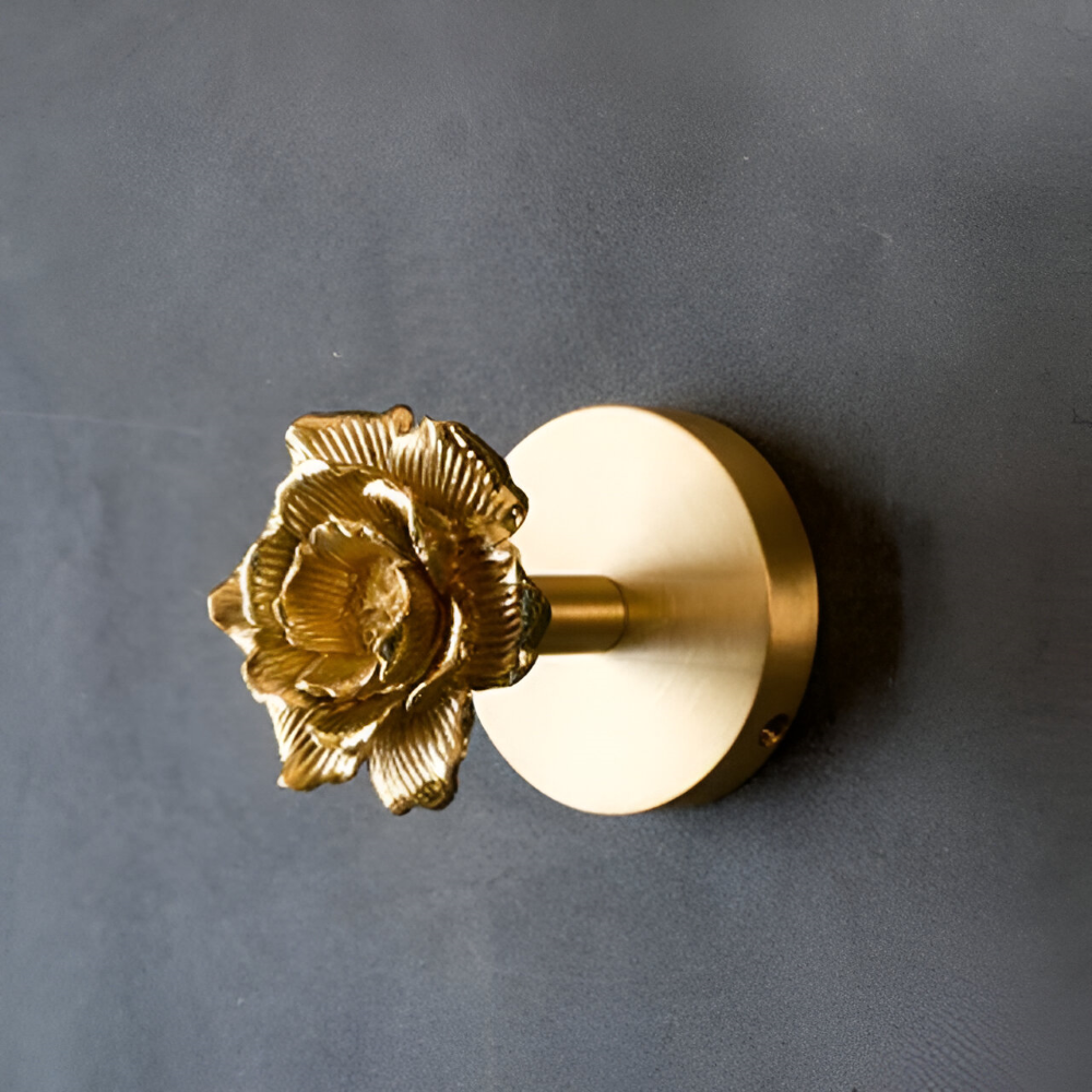 Rustikale Kleiderhaken mit Tiermotiven – dekorative Wandhaken aus Messing mit Golddetails