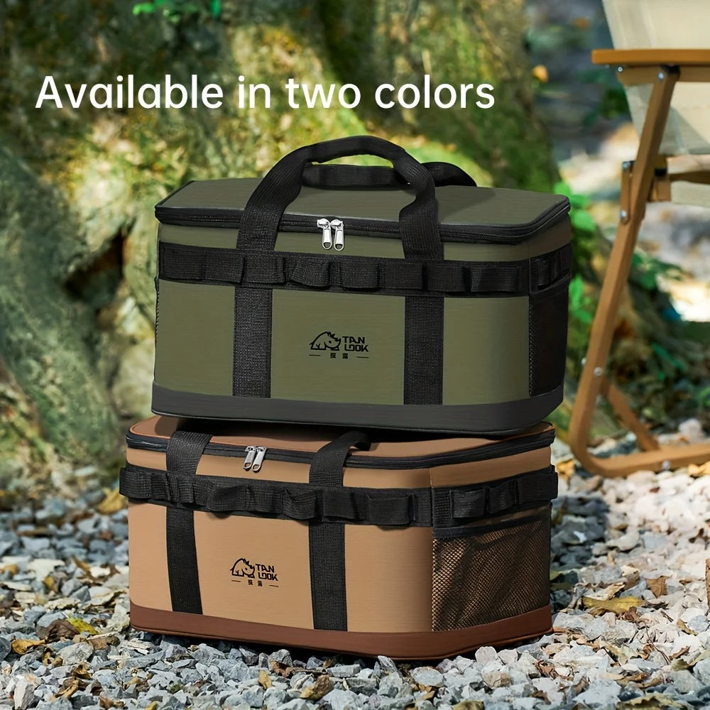 Tragbare Kühltasche aus Polyester 23L Isolierte Campingtasche mit Griff für Picknick Outdoor und Reise