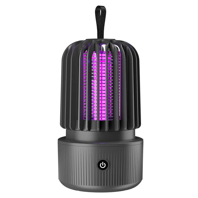 Wiederaufladbare Mückenlampe 2-in-1 – Elektrische UV Insektenfalle mit 1200mAh Akku für Zuhause, Terrasse & Camping
