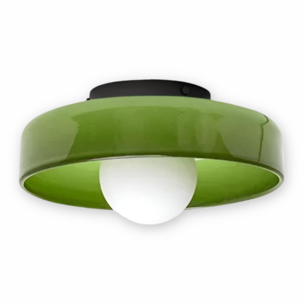 Zeitgenössische Runde LED Deckenleuchte und Wandleuchte – Glass Wandlampe